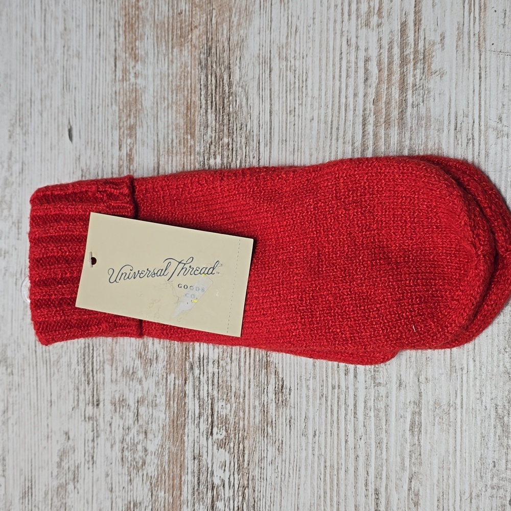 Red Knit Mittens | Universal Thread| OSFM